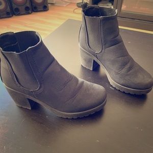 Chelsea Block Heeled Booties
